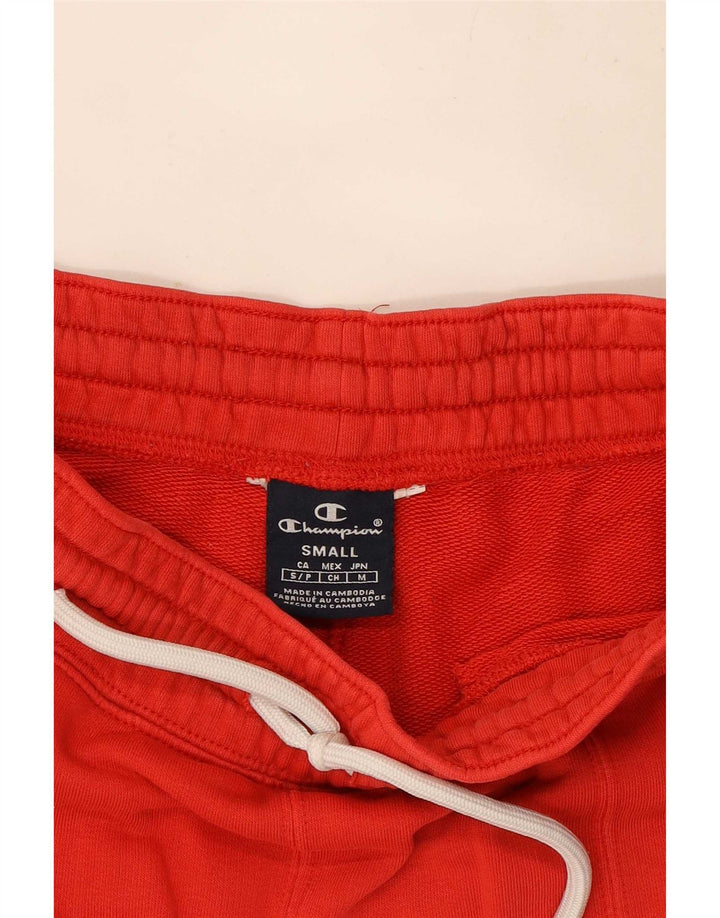 Shorts esportivos gráficos masculinos Champion pequeno bloco colorido vermelho