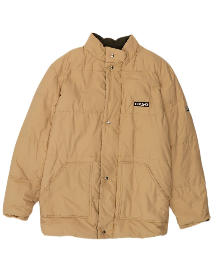Jaqueta acolchoada masculina VINTAGE IT 50 grande bege