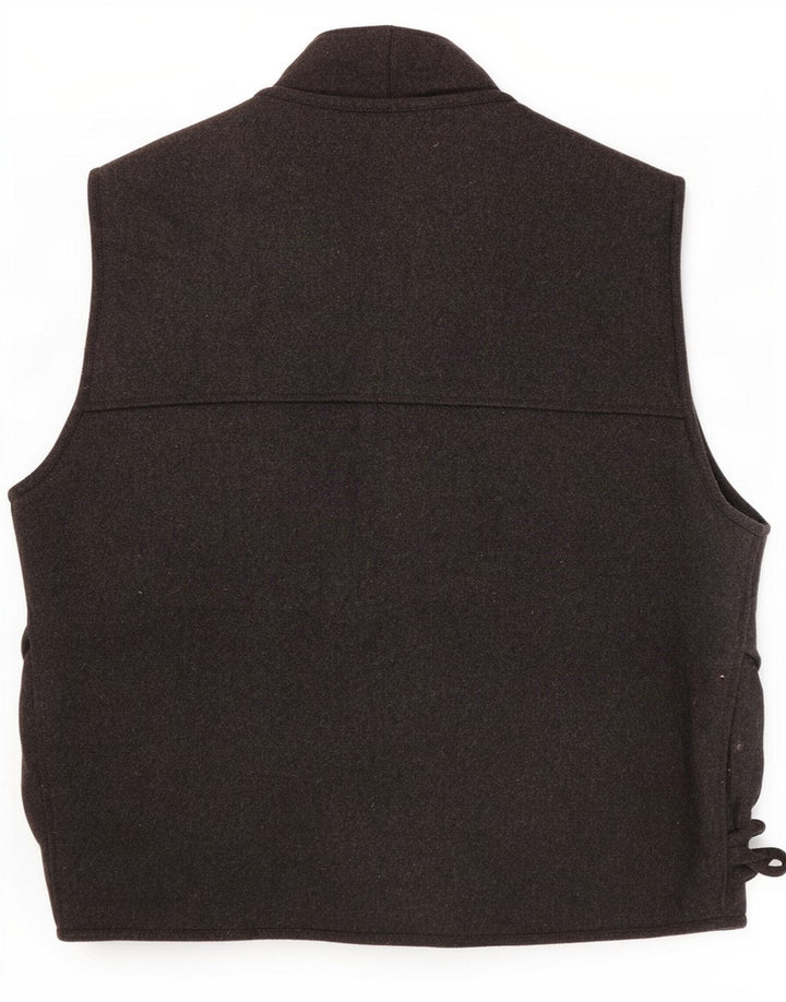 Colete utilitário masculino James Dillon UK 38 nylon cinza médio