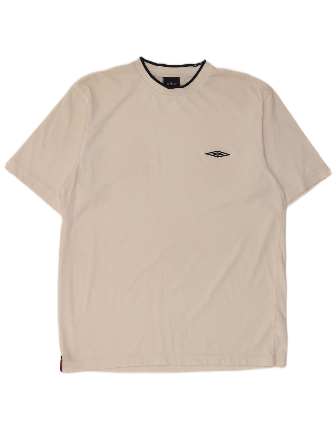 Umbro Camiseta Masculina Top Grande Poliéster Branco