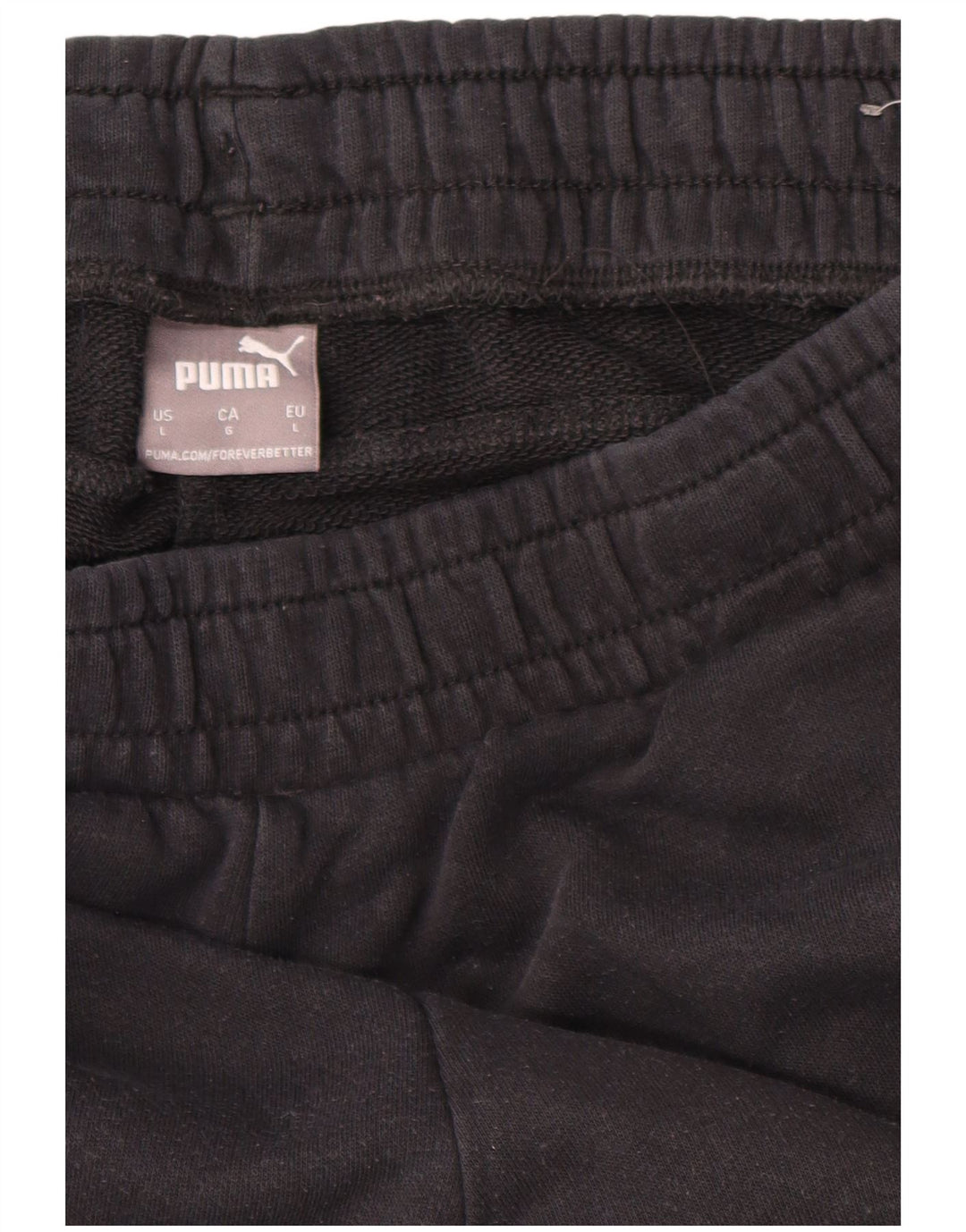 Calça esportiva masculina Puma Graphic Crop Joggers grande preta