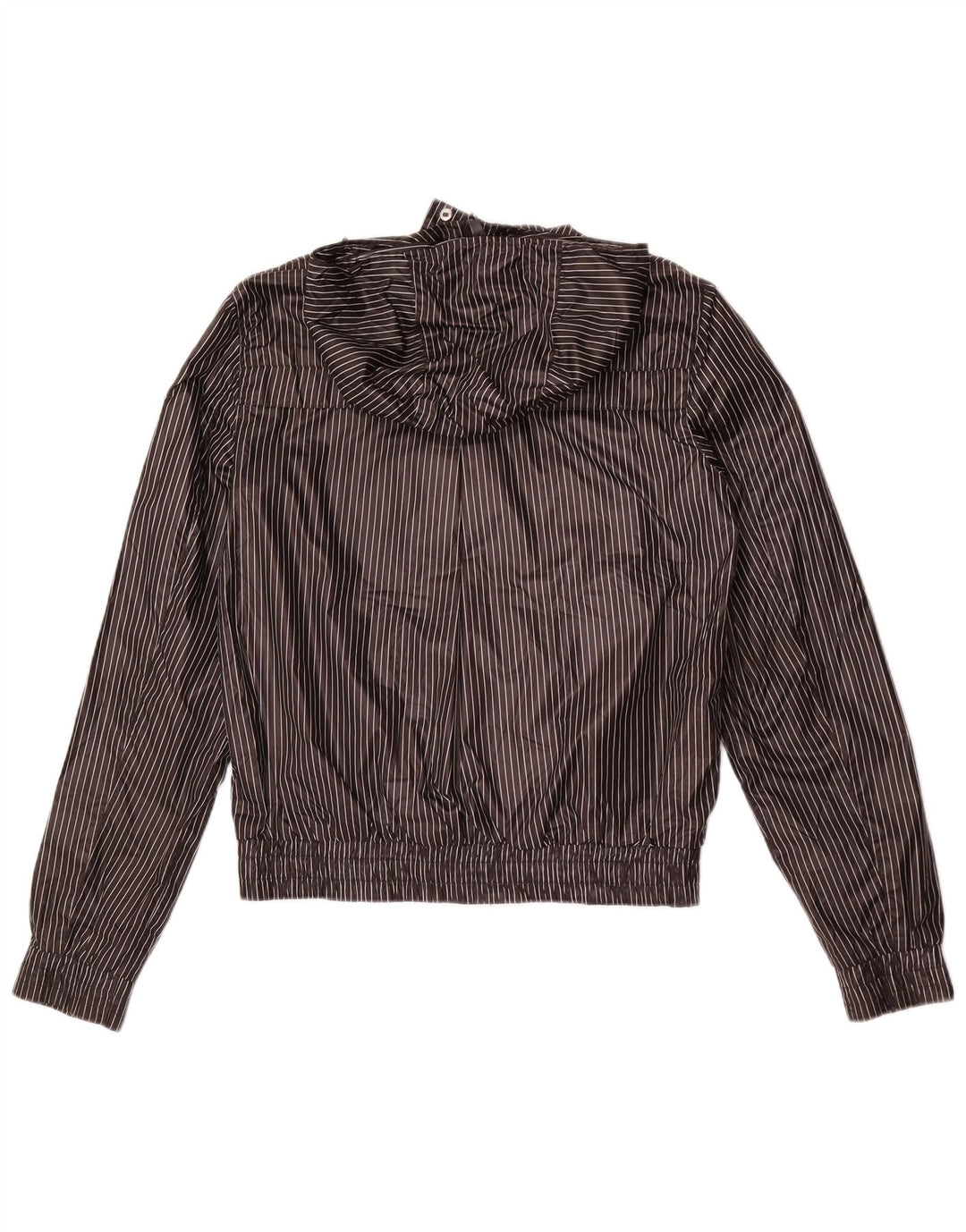 Roxy Jaqueta feminina com capuz e moletom UK 18 XL cinza risca de giz poliéster