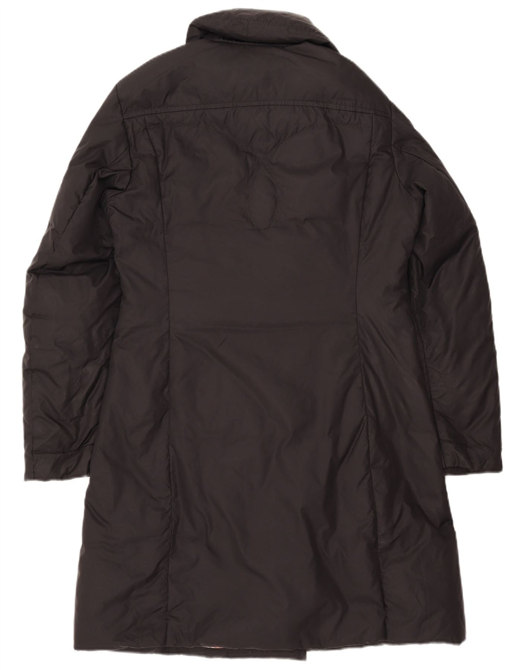 Casaco acolchoado com peito duplo feminino Calvin Klein Jeans Reino Unido 14 médio preto