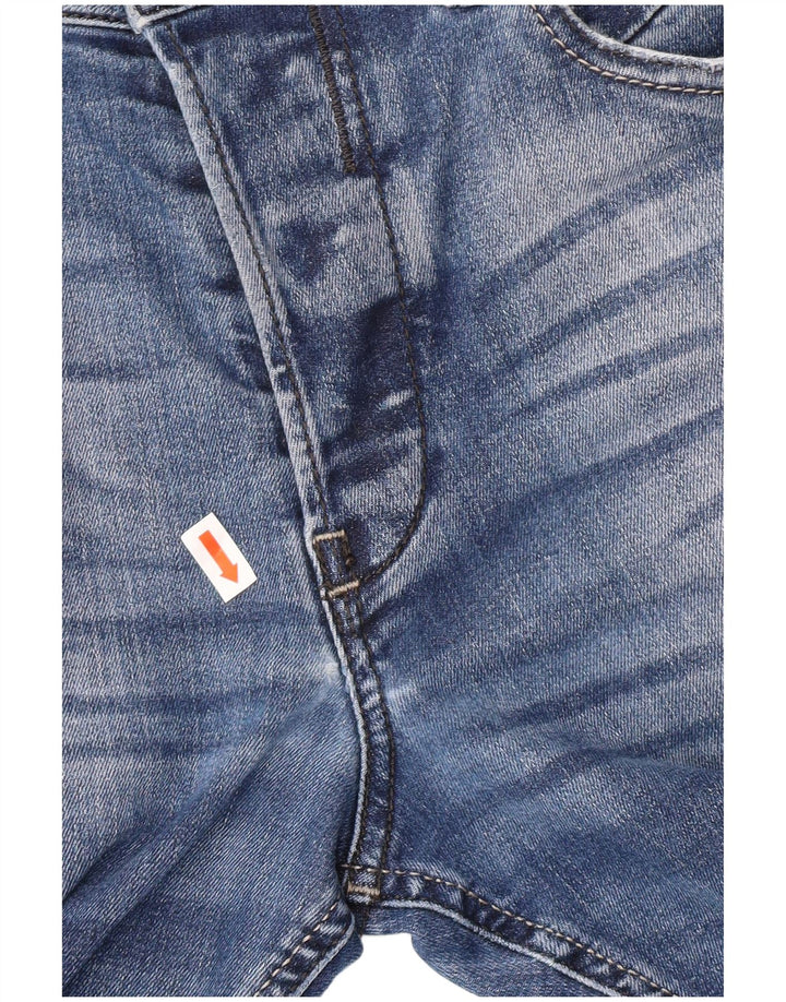 Diesel Feminino Belther Regular Slim Fit Calça Jeans W32 L30 Azul Algodão