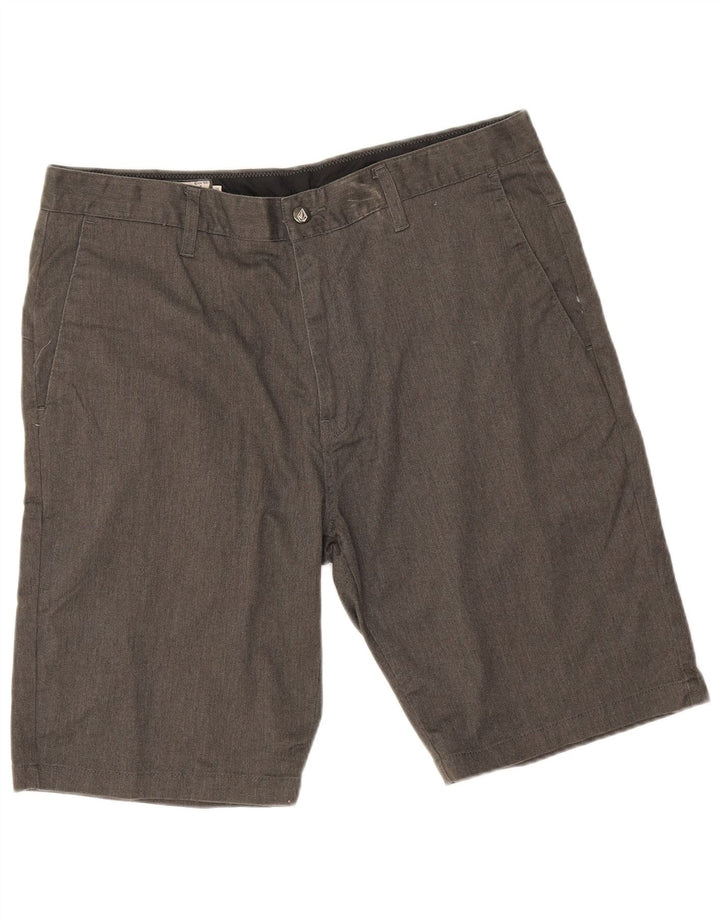 Volcom Mens Chino Shorts W36 Grande Algodão Cinza