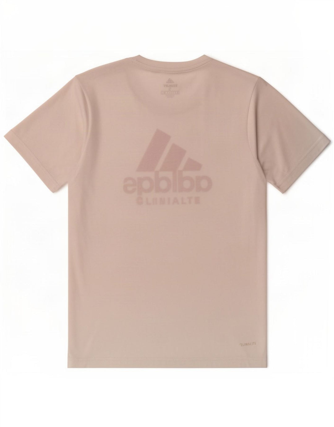 Adidas Mens Climalite Graphic T-Shirt Top Pequeno Poliéster Branco