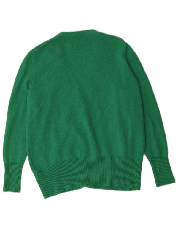Suéter cardigã feminino Madeleine UK 18/20 XL verde