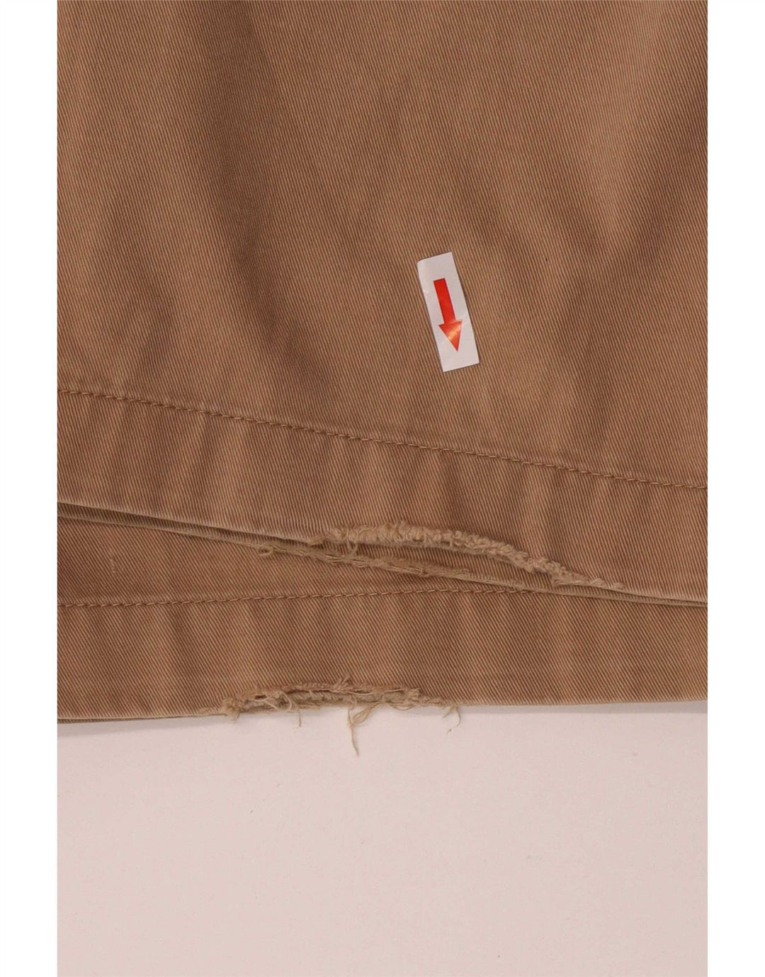 Calça chino masculina Marks & Spencer azul Harbour Pegged W42 L31 bege