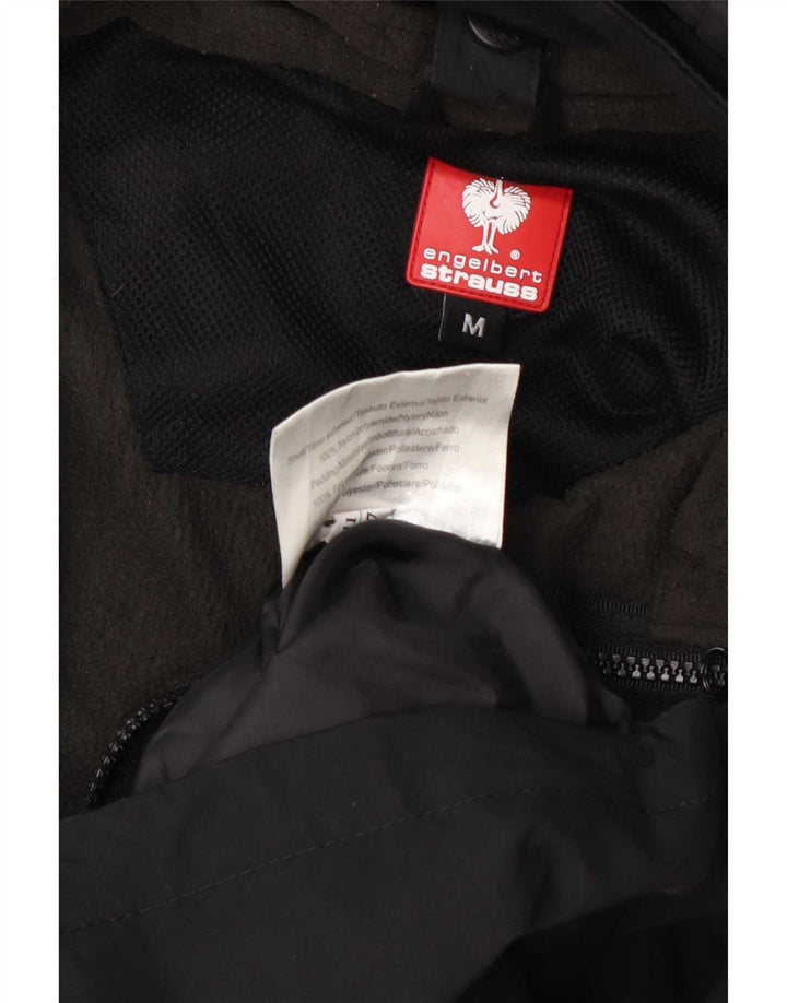 Jaqueta de chuva feminina Engelbert Strauss com capuz Reino Unido 14 médio preto nylon