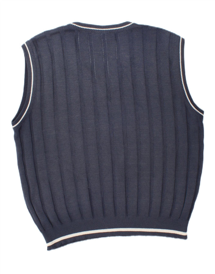 Colete masculino vintage regata IT 50 médio azul marinho