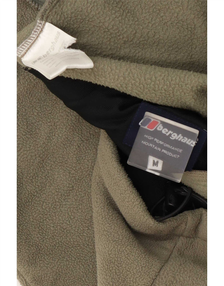 Colete de lã feminino Berghaus UK 14 poliéster cáqui médio