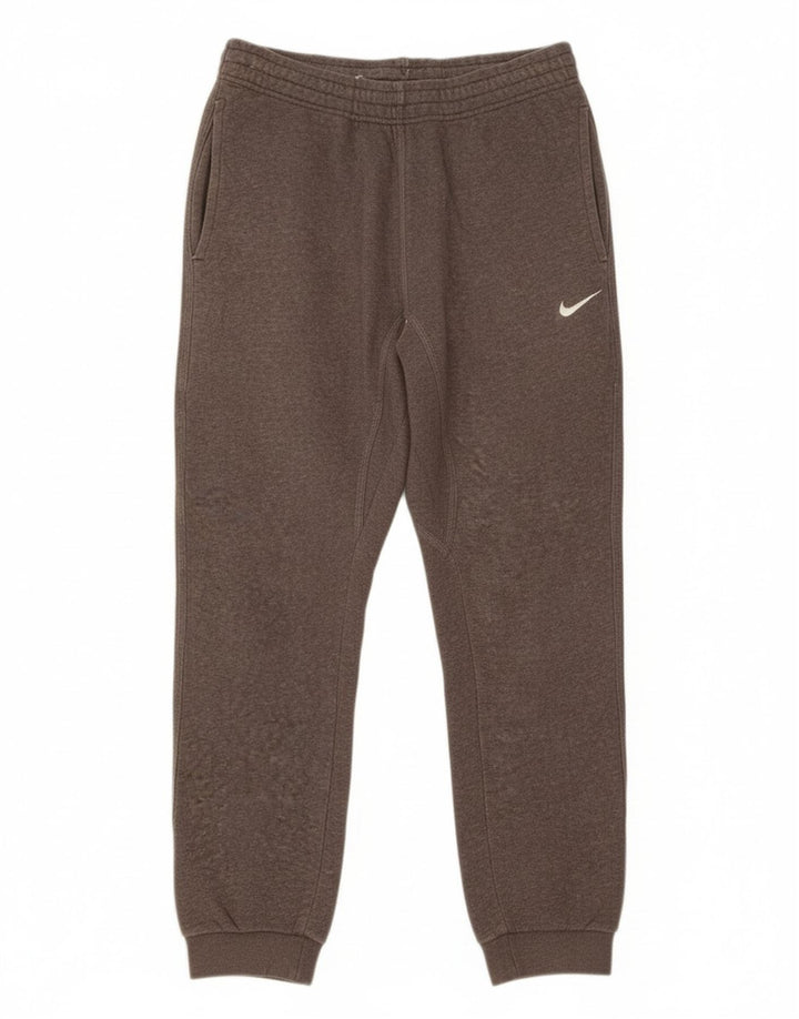 Calça de treino masculina NIKE Joggers pequeno cinza algodão