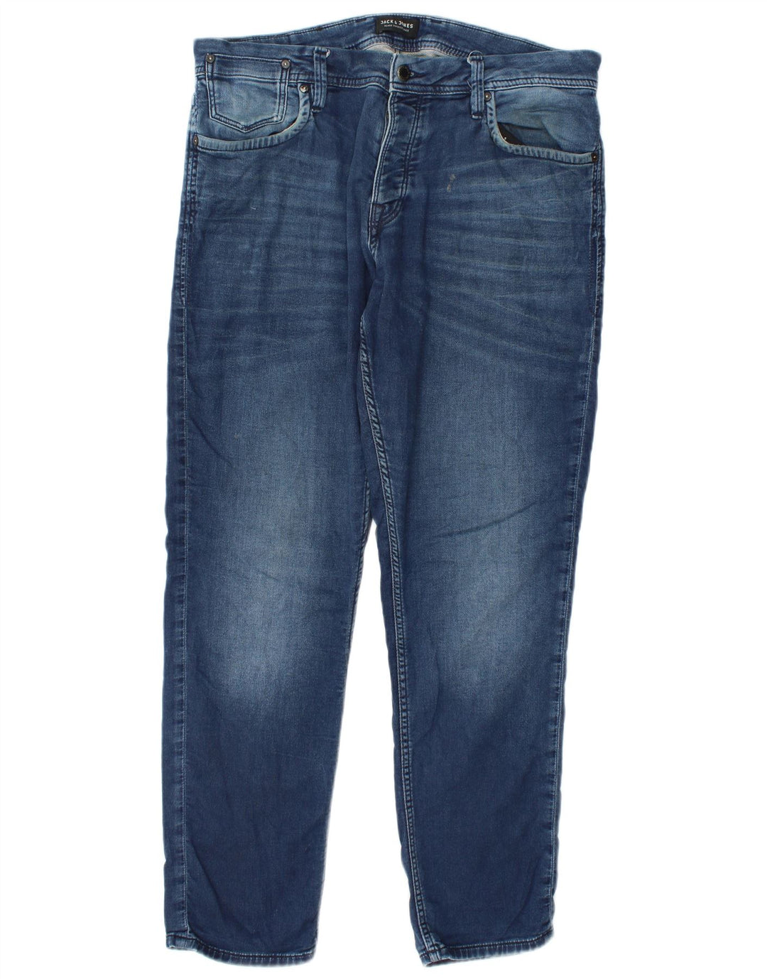 Jeans masculinos Jack & Jones Slim W34 L32 algodão azul