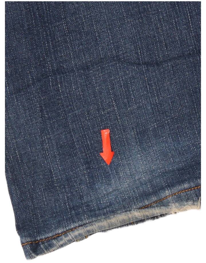 Calça jeans feminina Levi's 629 Bootcut W32 L32 azul algodão