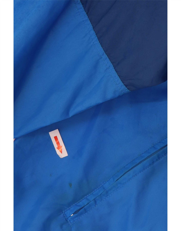 Jaqueta de chuva masculina com capuz Sporting Club UK 36 Small Blue Colourblock