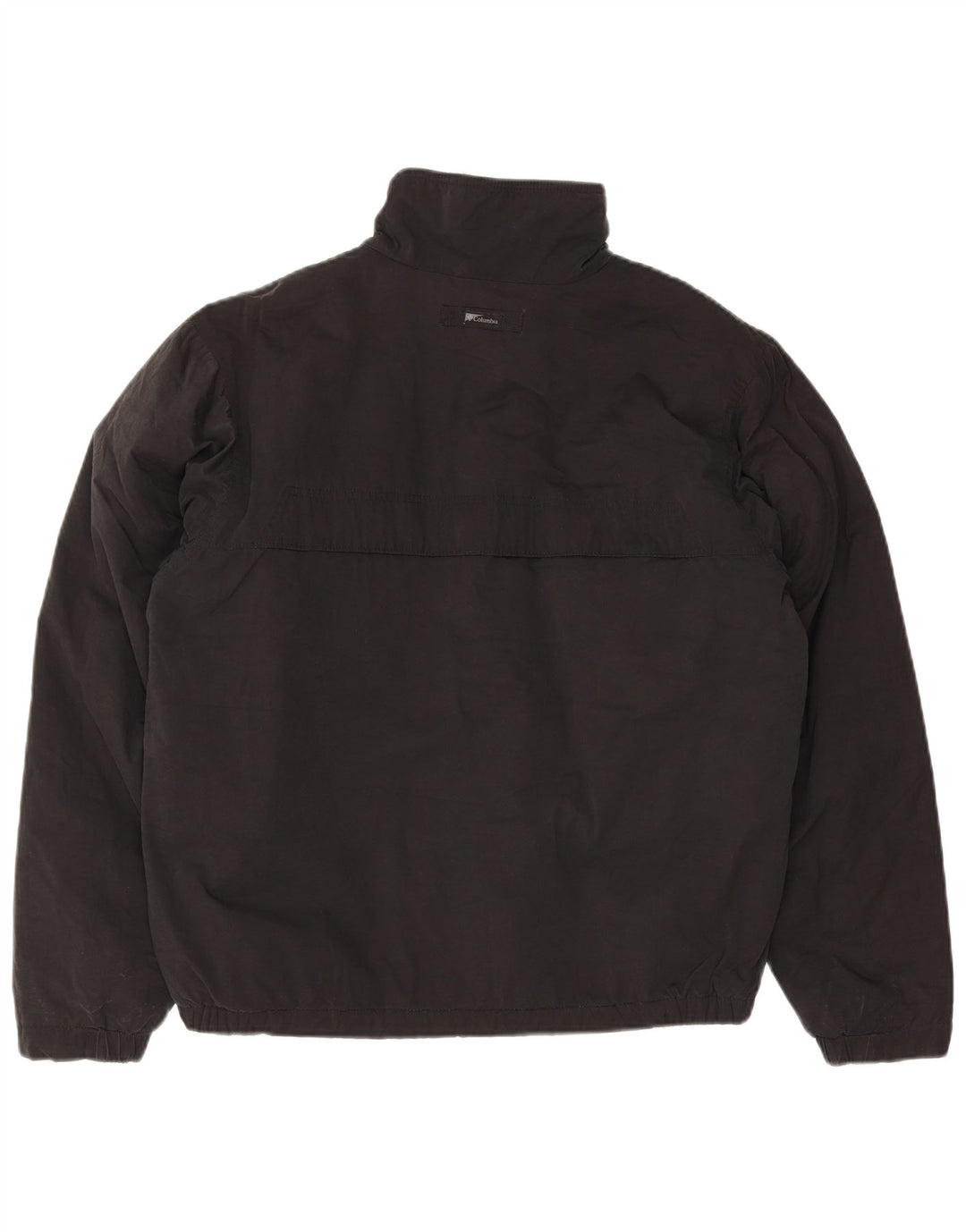 Jaqueta corta-vento masculina Columbia UK 38 algodão preto médio