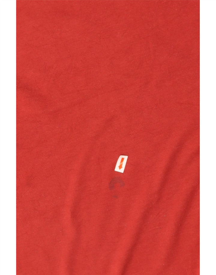 EDDIE BAUER Camiseta masculina Top 3XL Algodão Vermelho