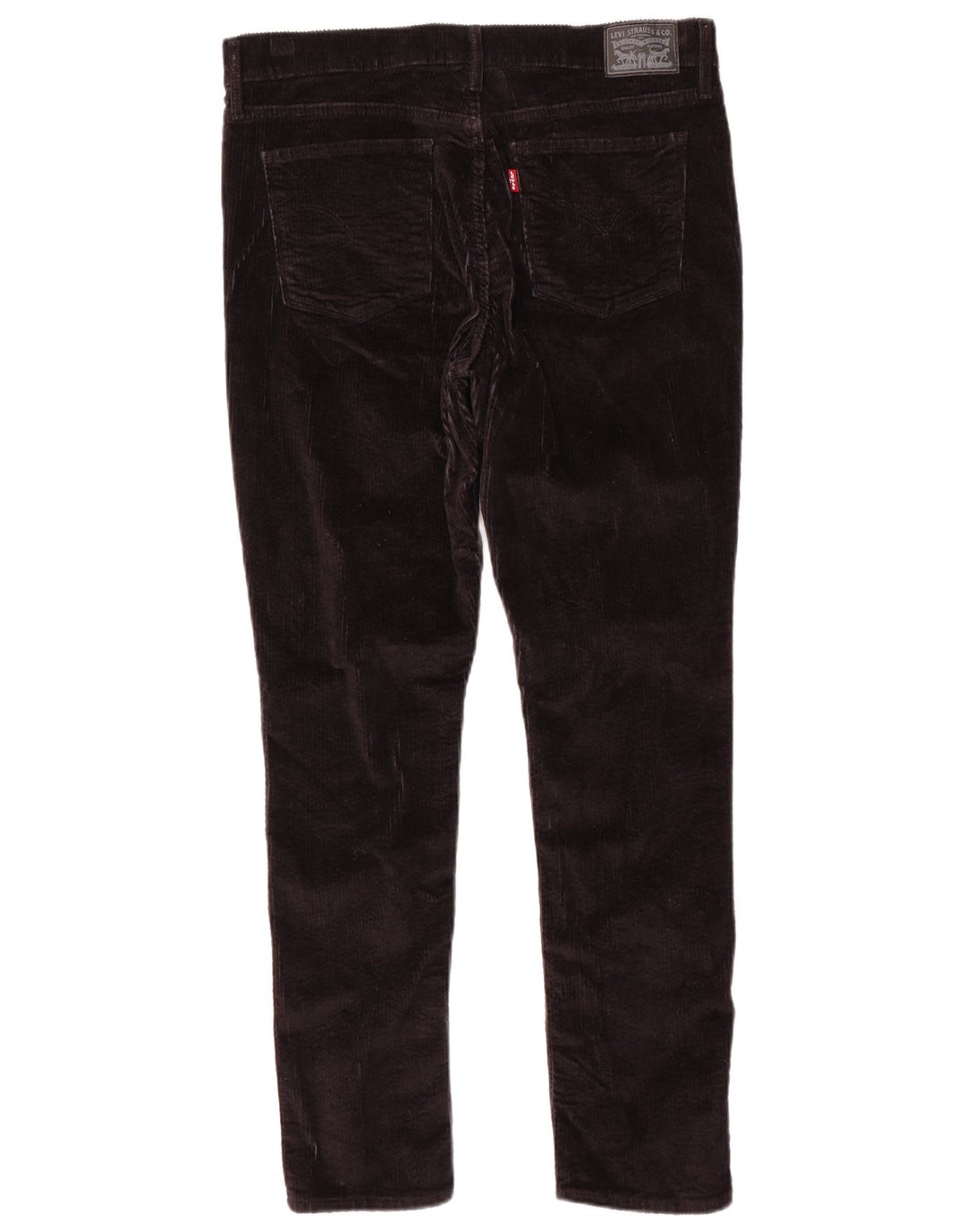 Calça feminina slim de veludo LEVI'S W34 L30 preta