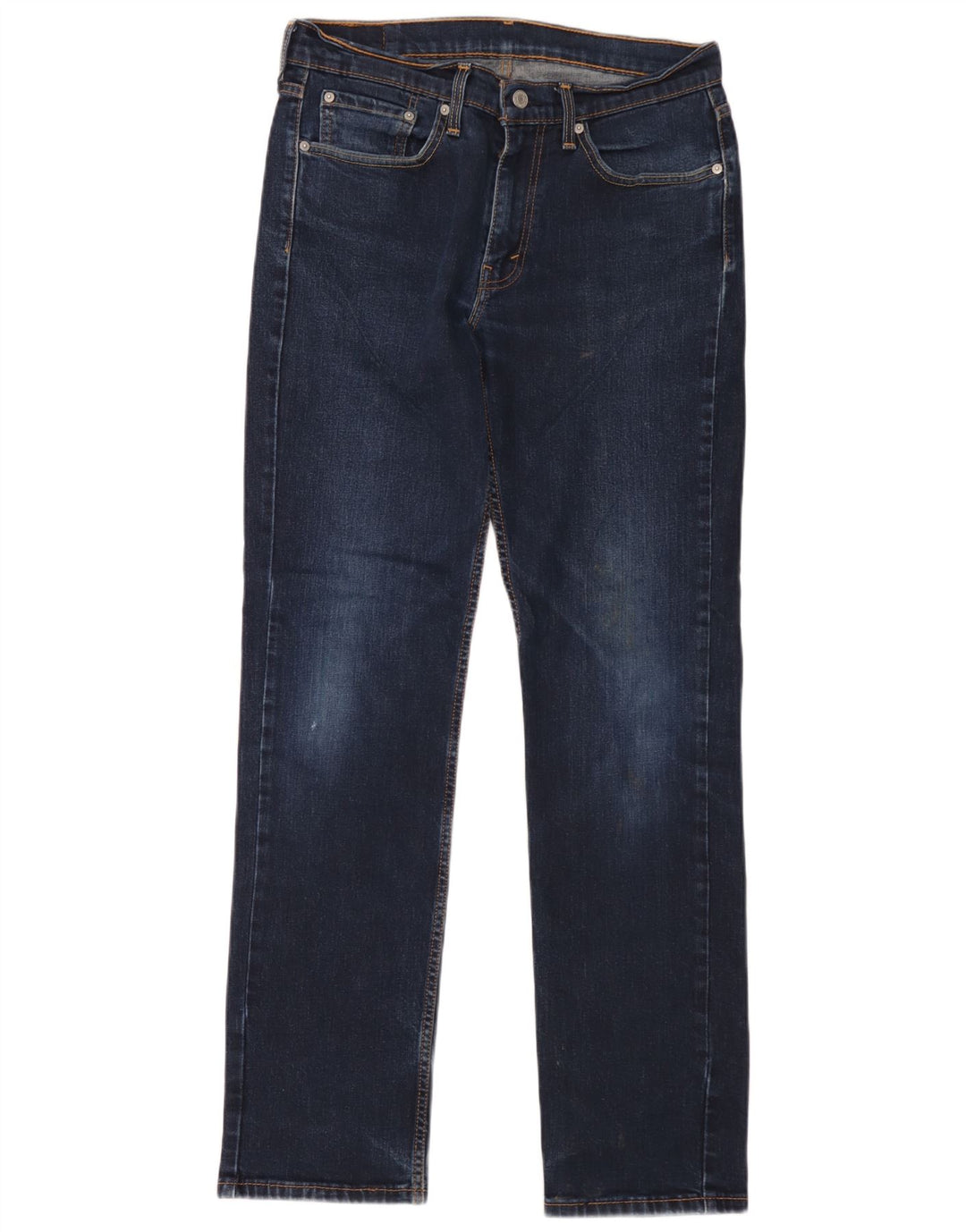 Levi's Masculino 514 Straight Jeans W32 L34 Azul Marinho Algodão