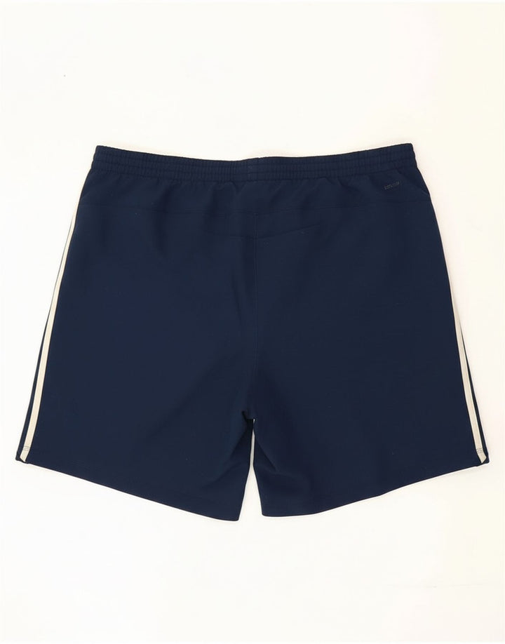 Shorts esportivos masculinos Adidas XL azul marinho poliéster