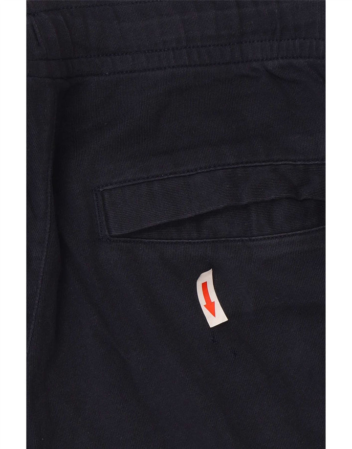 Shorts esportivos masculinos Nike pequenos algodão azul marinho