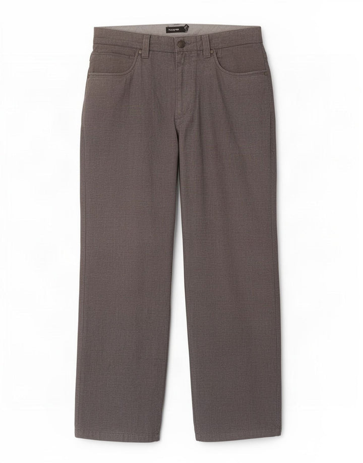 Calça casual masculina Marks & Spencer Autograph Regular W36 L29 cinza