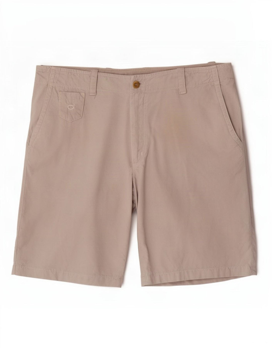 Carrera Mens Chino Shorts W36 Grande Algodão Cinza