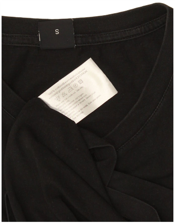 Camiseta masculina HUGO BOSS top pequeno algodão preto