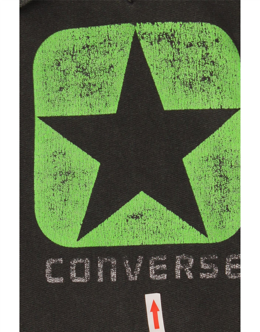 Converse masculino gráfico moletom com capuz cinza médio algodão