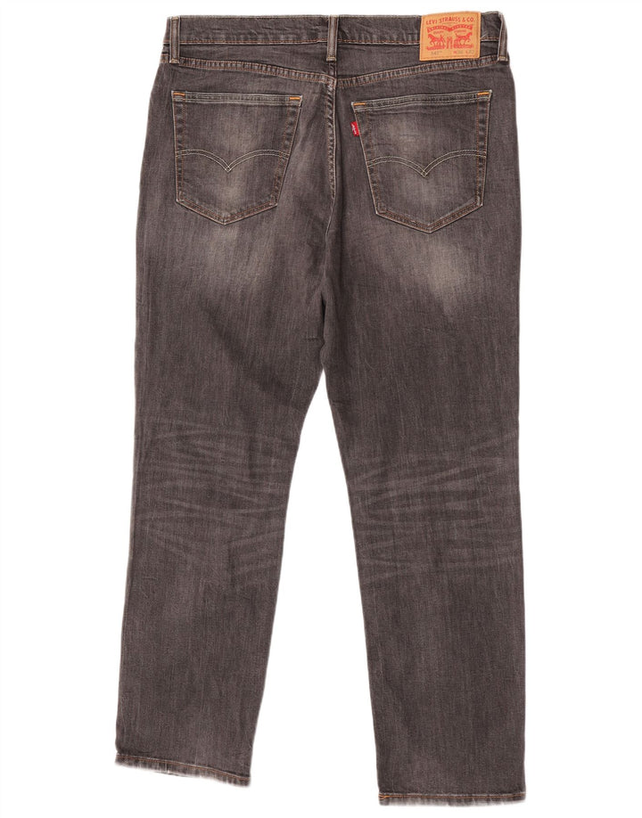 Levi's Masculino 541 Slim Jeans W36 L32 Cinza Algodão