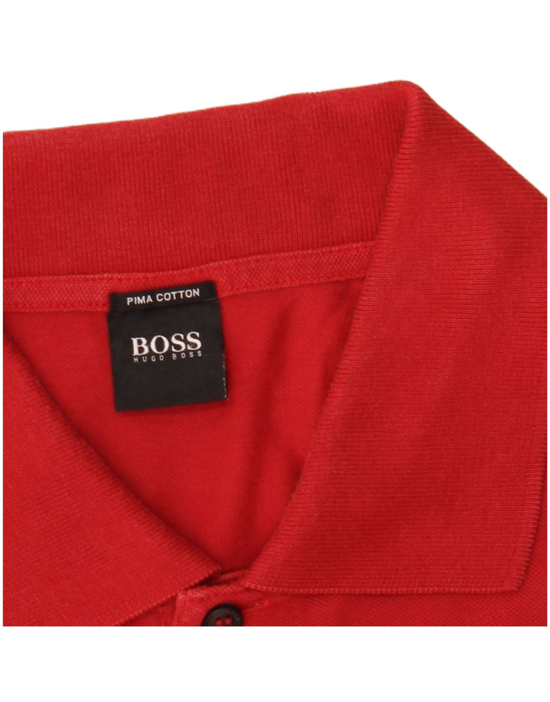 Camisa polo masculina Hugo Boss XL algodão vermelho