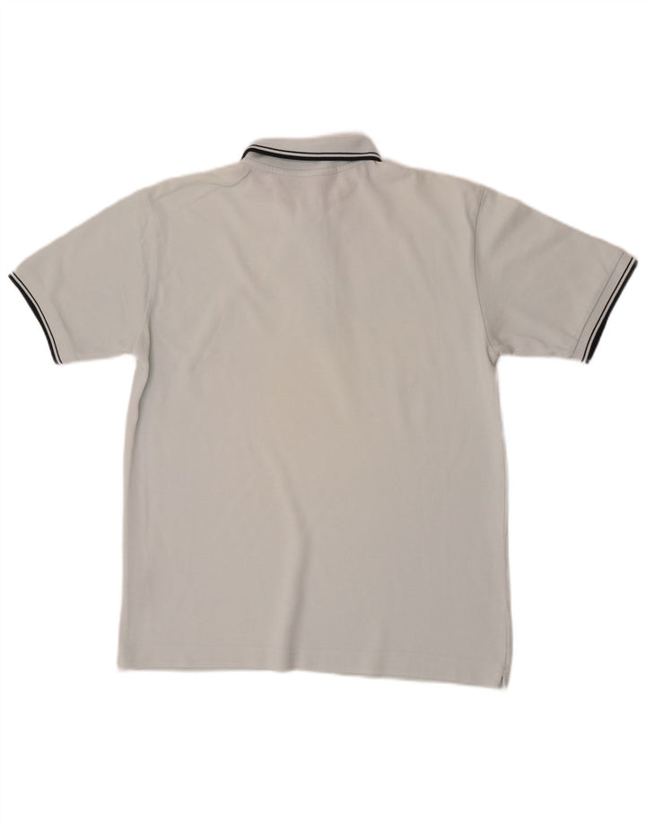 Camisa polo masculina Kappa algodão azul médio