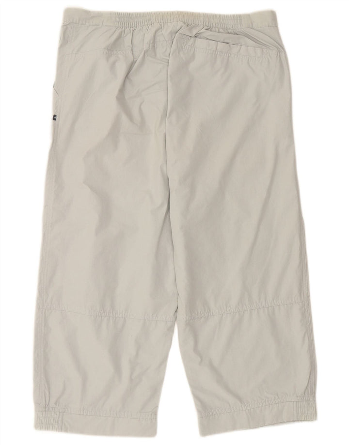 Calça de treino masculina ADIDAS Graphic Capri cinza médio poliéster