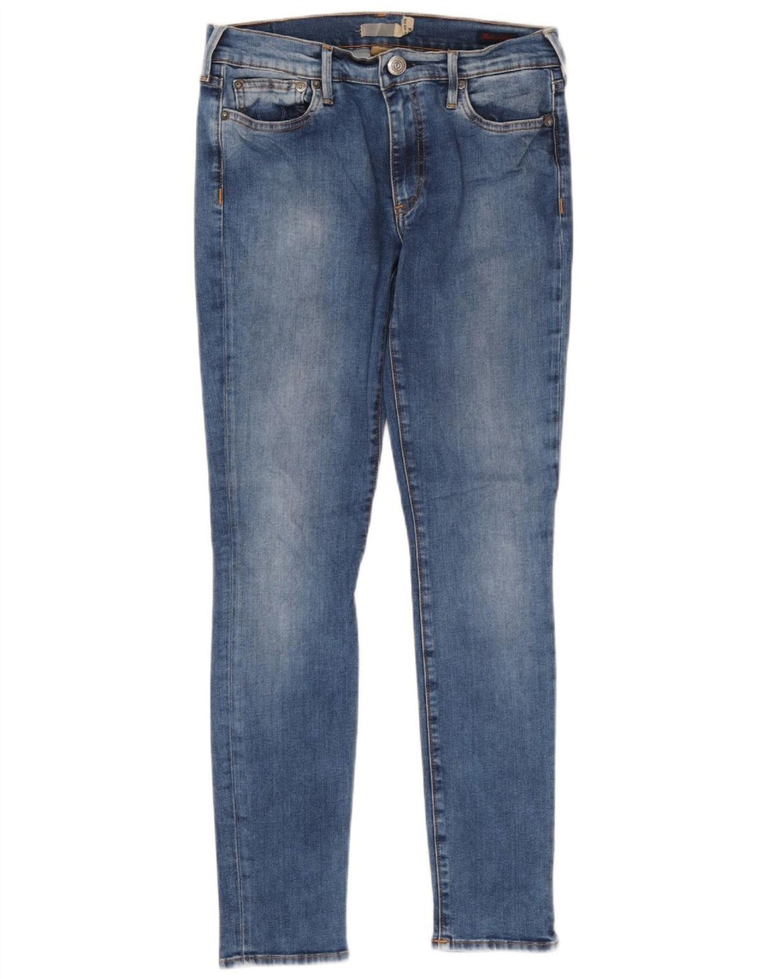True Religion Jeans feminino cintura média slim W29 L29 algodão azul