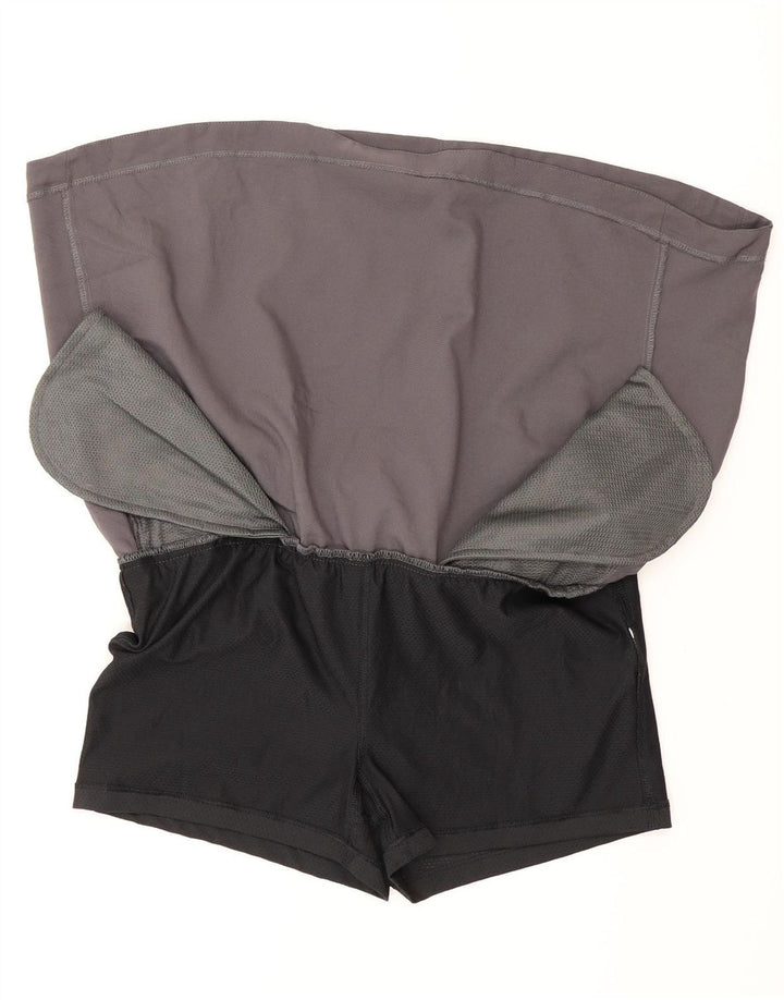 The North Face Womens Skort UK 14 Poliéster Colourblock Cinza Médio