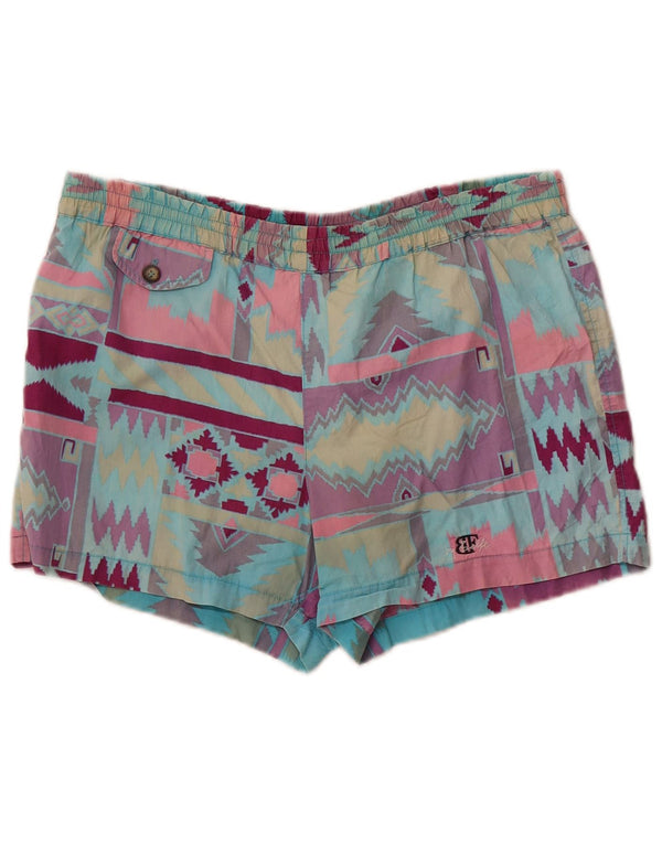 Belfe Mens Large Multicoloured Geometric Cotton