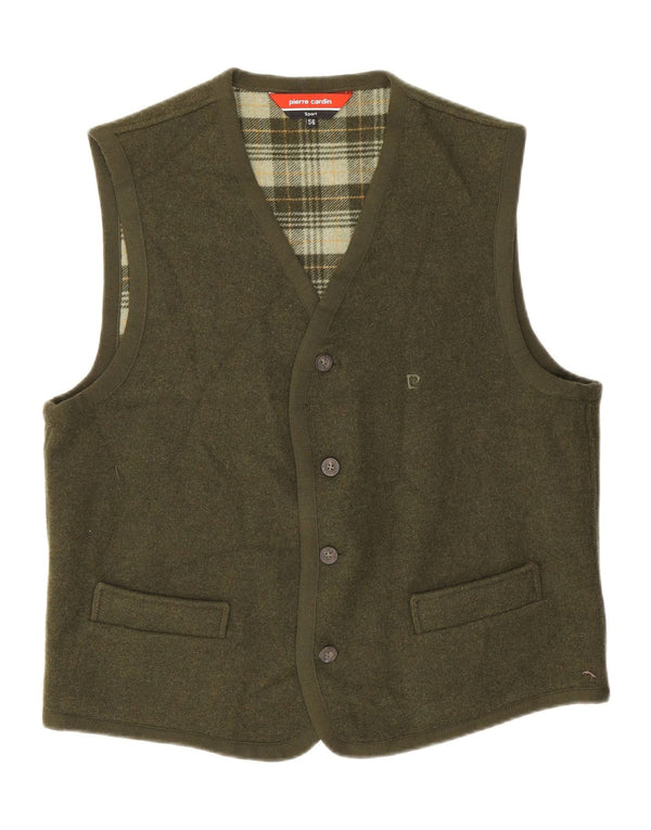 Colete masculino Pierre Cardin IT 56 XL lã cáqui