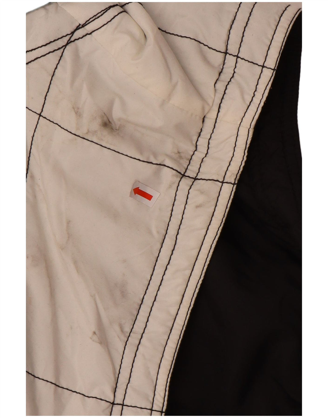 Colete masculino acolchoado de ajuste solto KILLTEC UK 40 grande bloco colorido branco