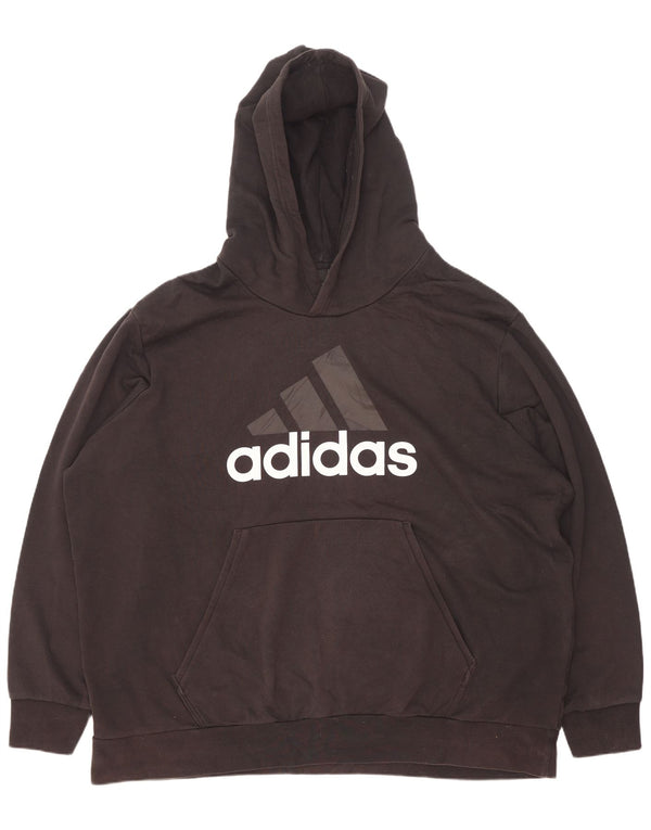 Adidas masculino gráfico moletom com capuz 3XL algodão preto