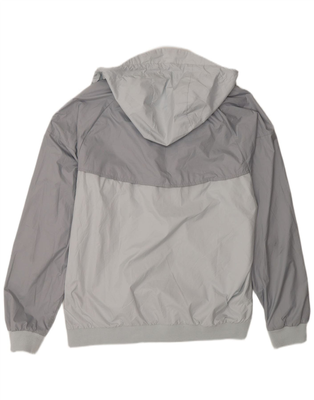 Jaqueta masculina Nike com capuz e jaqueta XL cinza colorblock poliéster