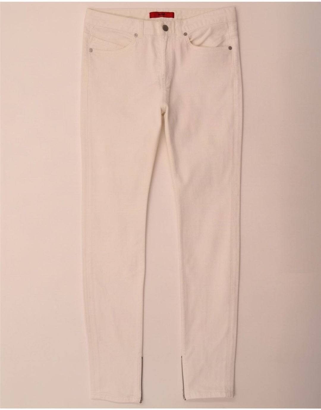 Hugo Boss Jeans Slim Feminino W28 L32 Algodão Branco