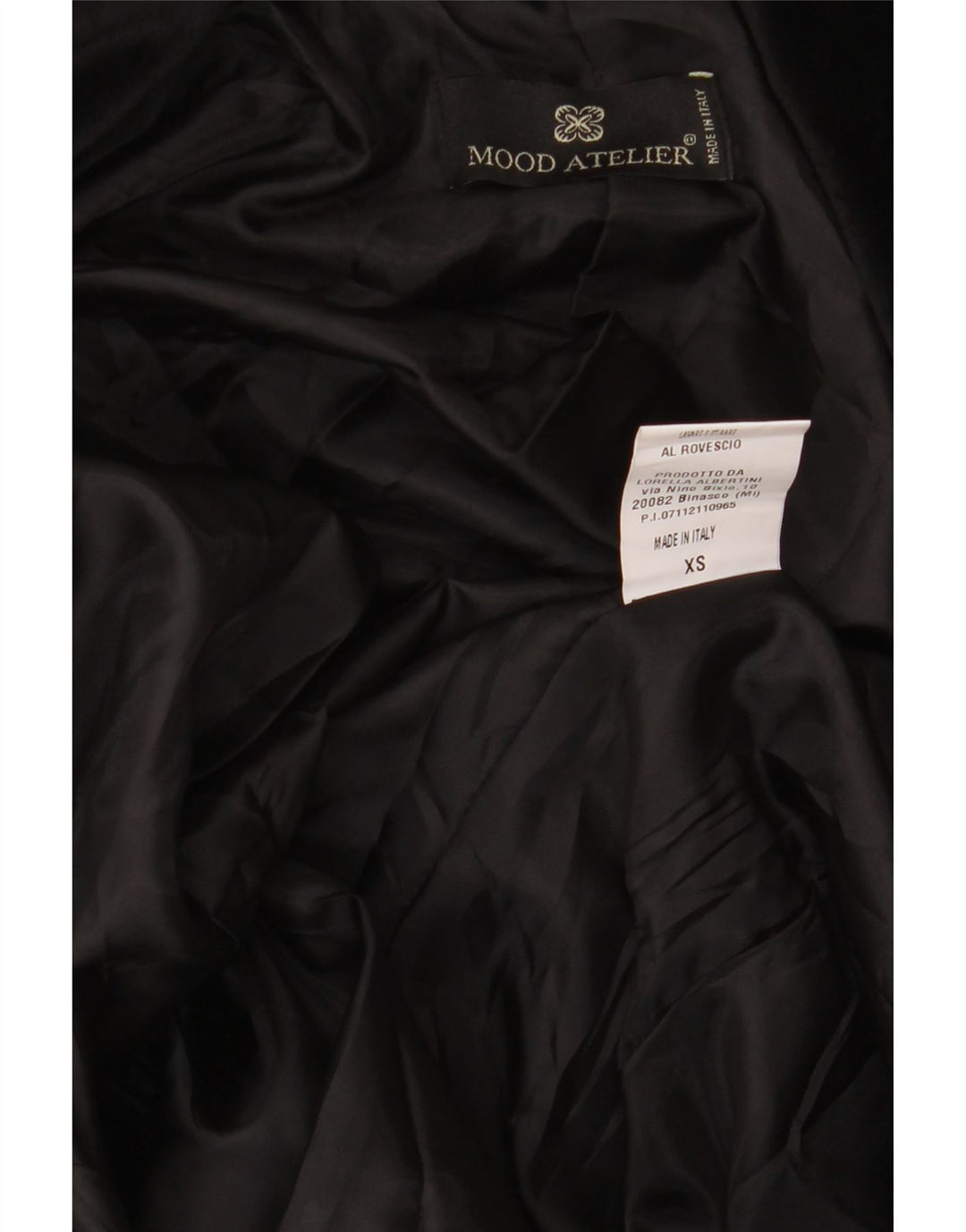 Jaqueta blazer feminina de veludo com 2 botões Mood Atelier UK 6 XS poliéster preto