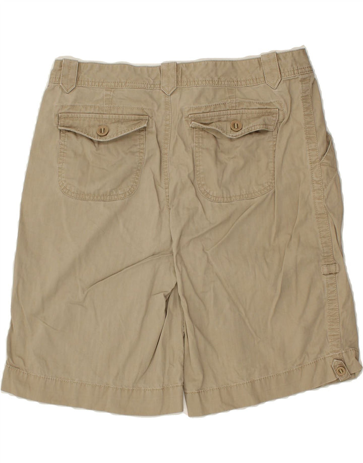 EDDIE BAUER Womens Chino Shorts US 12 Large W36  Beige Cotton Vintage Eddie Bauer and Second-Hand Eddie Bauer from Messina Hembry 