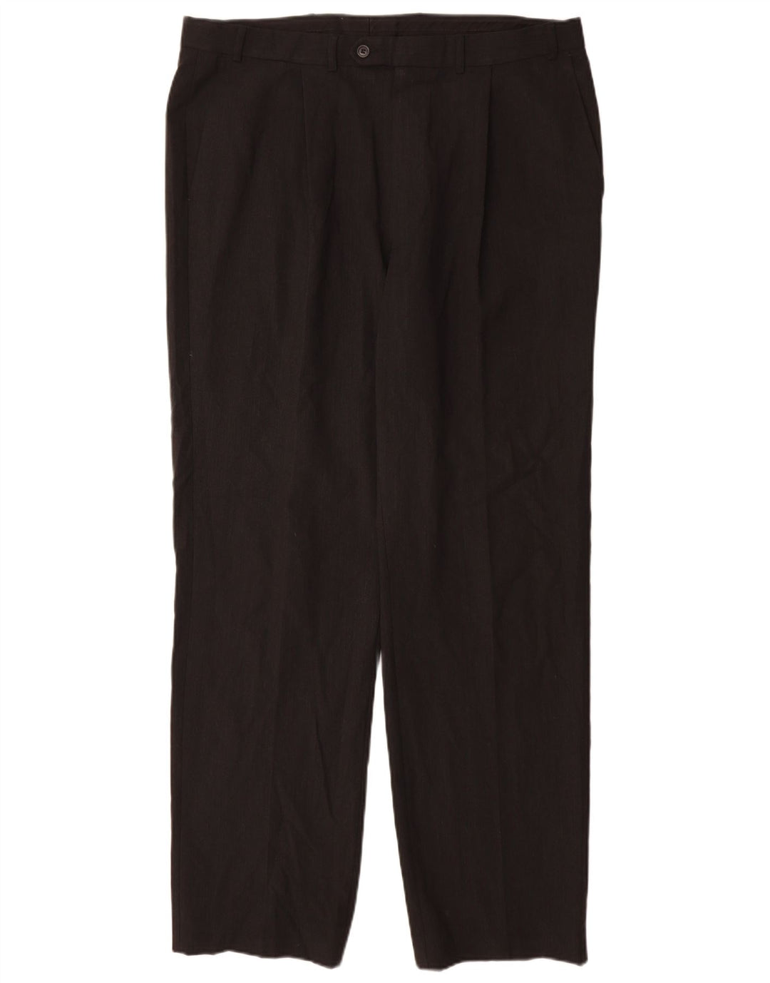 Calça masculina Marks & Spencer com pegged suit W36 L32 poliéster preto
