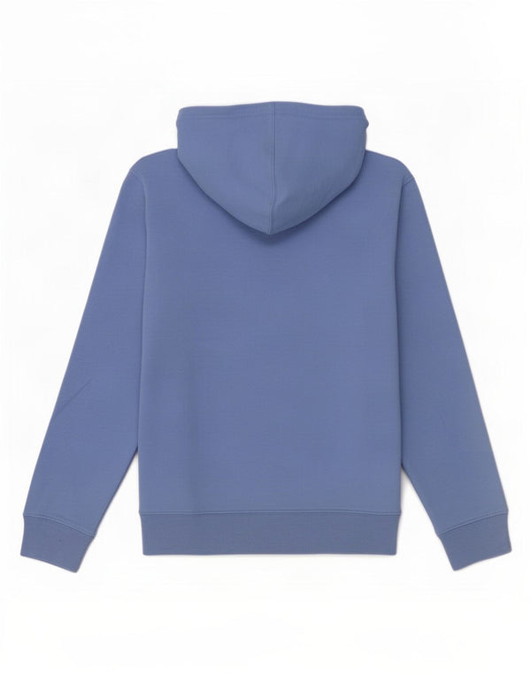 Suéter com capuz gráfico feminino Gap UK 14 algodão azul médio