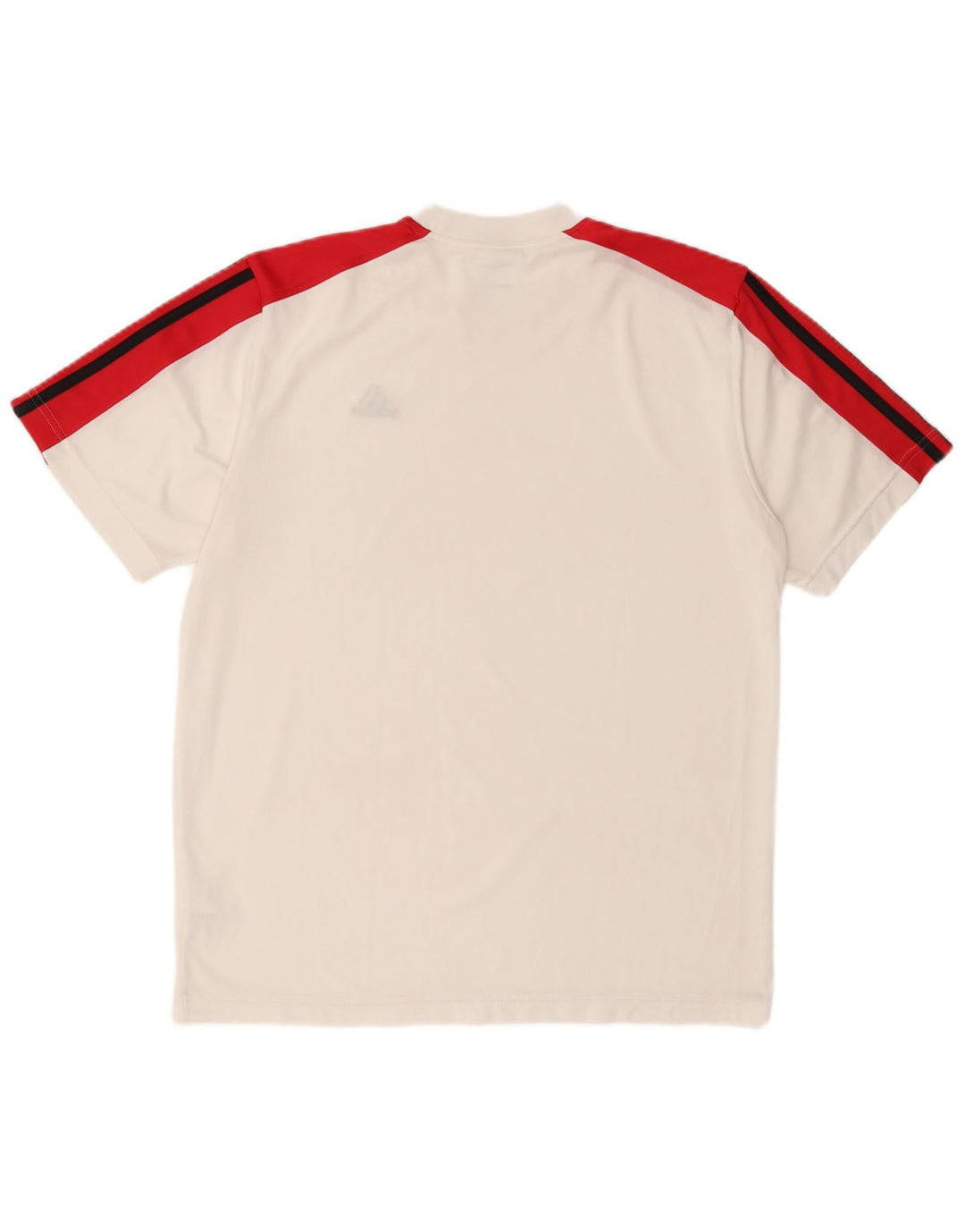 Camiseta masculina Adidas Top UK 40/42 médio branco colorblock poliéster