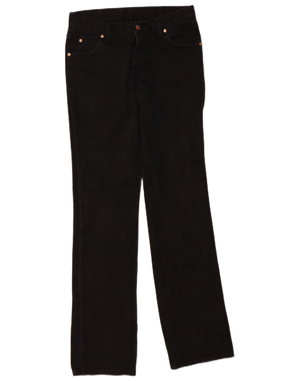 Wrangler Masculino Evolution Straight Jeans W32 L36 Algodão Preto