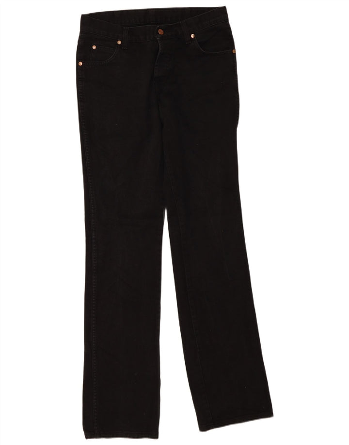 Wrangler Masculino Evolution Straight Jeans W32 L36 Algodão Preto