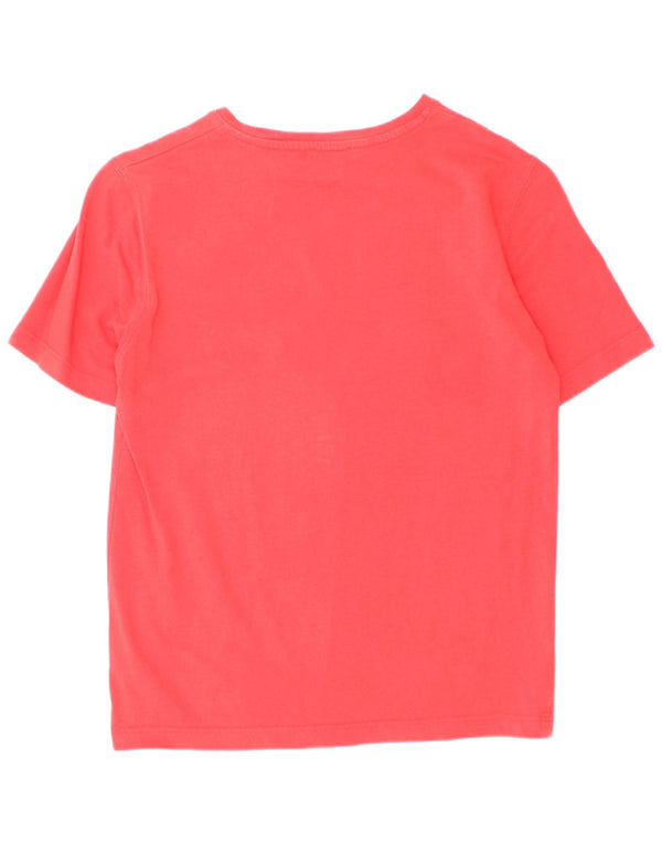 Camiseta gráfica Hugo Boss Boys Top 9-10 anos algodão vermelho