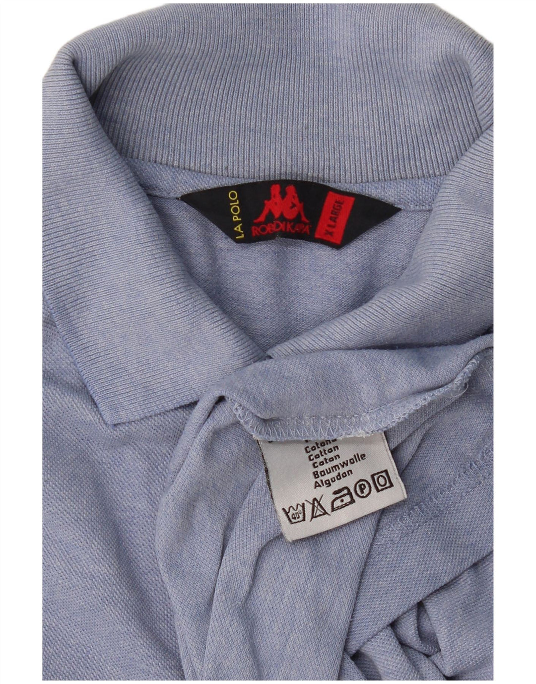 Camisa polo masculina Kappa XL algodão azul